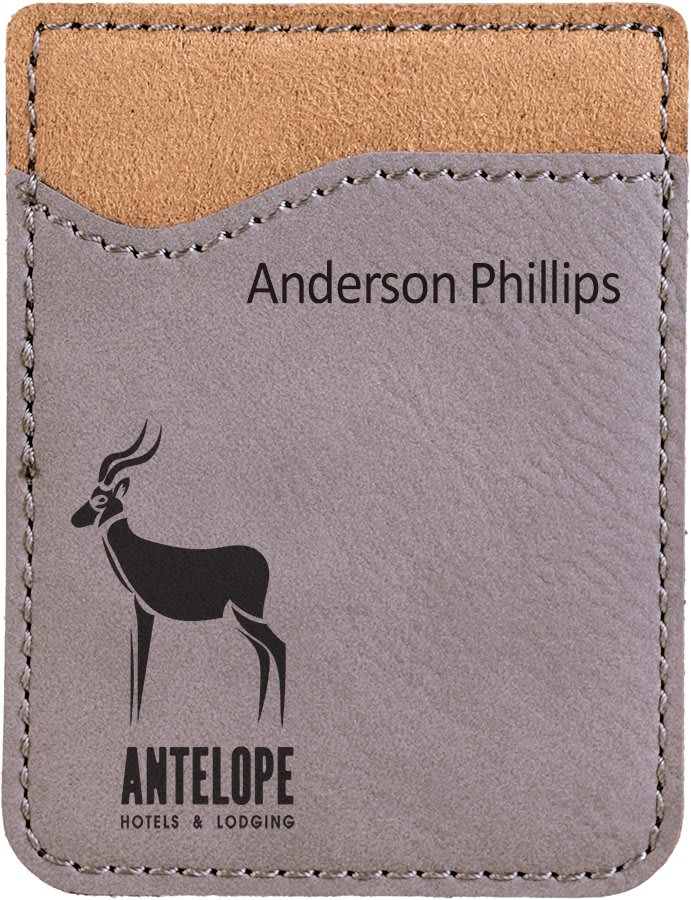 Leatherette Phone Wallet