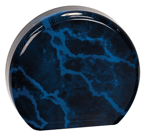 Blue Marble Acrylic Circle