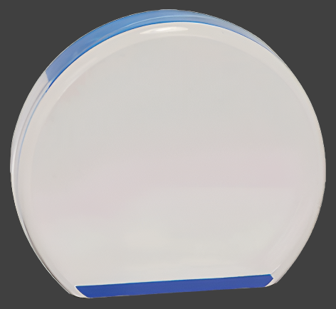 Blue Acrylic Circle