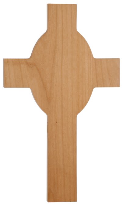 8" x 13.625" Cross