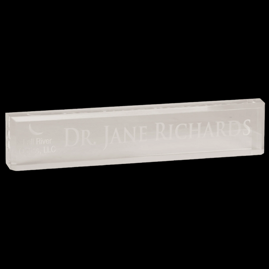 Clear Acrylic Desk Wedge