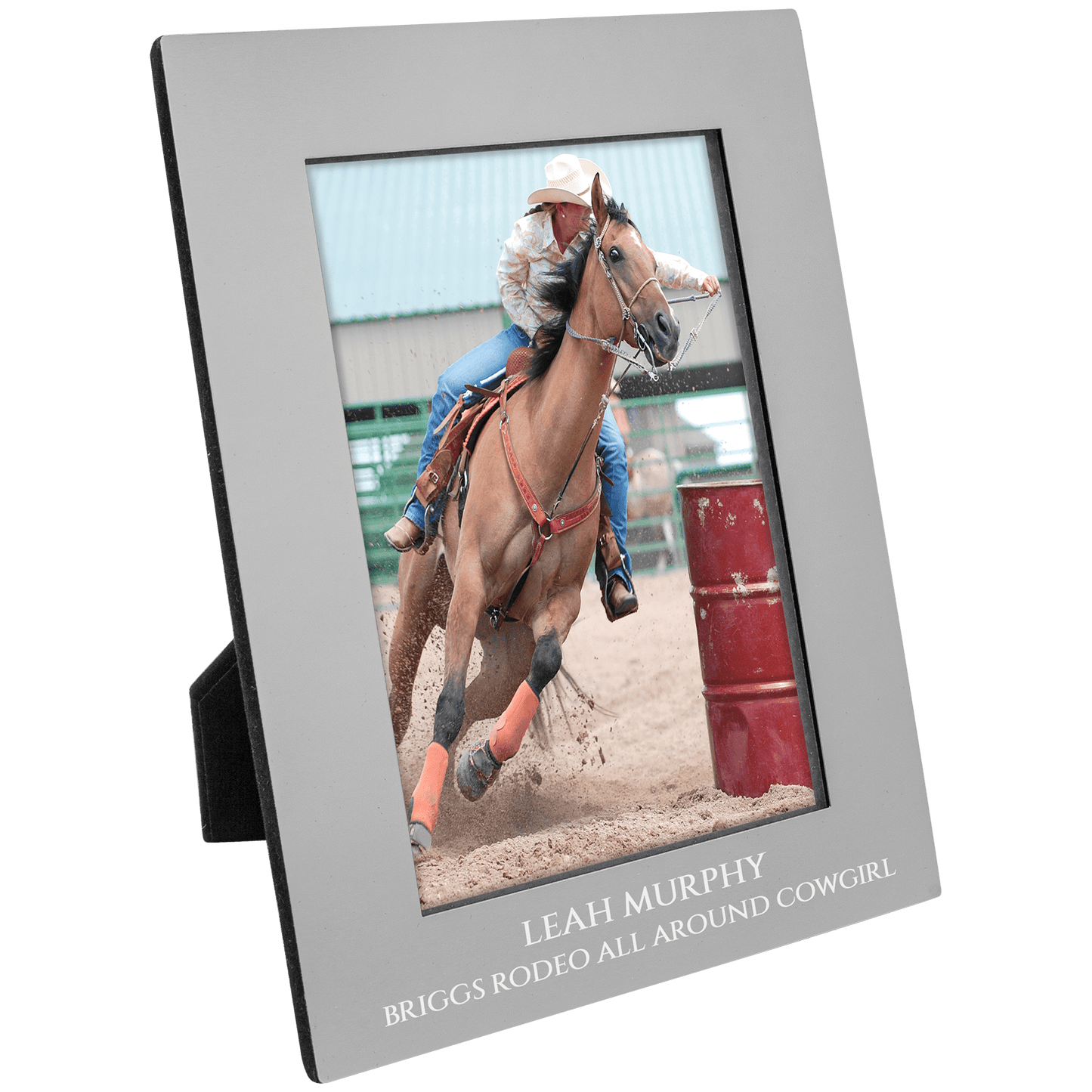 Gray Aluminum Photo Frame