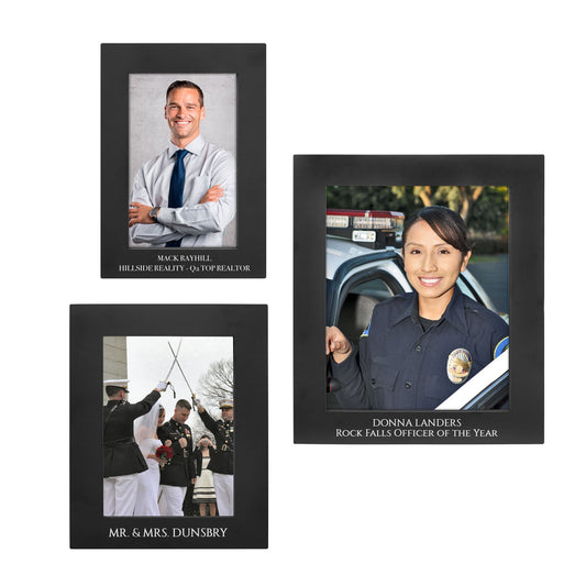 Black Aluminum Photo Frame