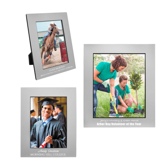 Gray Aluminum Photo Frame
