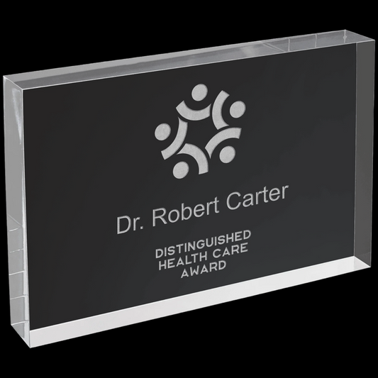 Clear Rectangle Square Cut Acrylic
