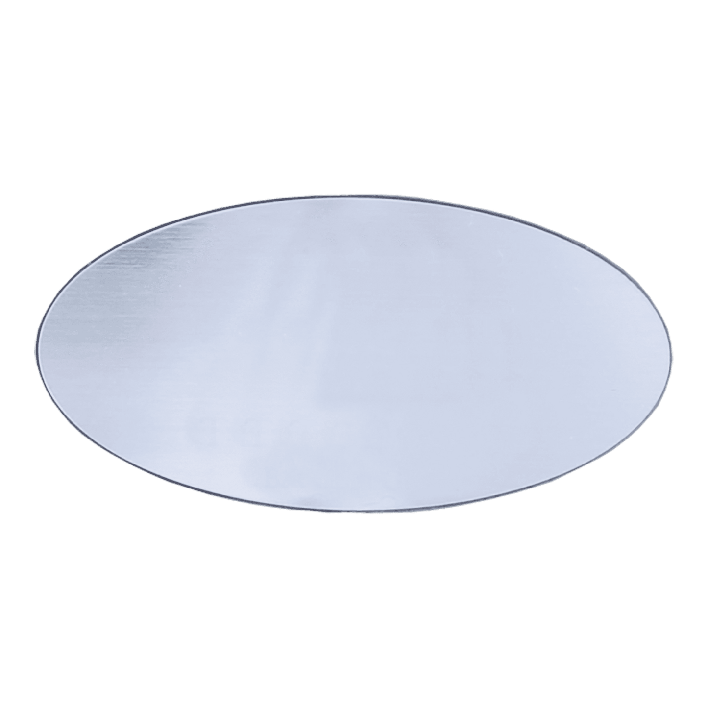 3" x 1.5" Oval Plastic Badge