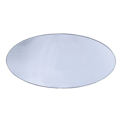 3" x 1.5" Oval Plastic Badge