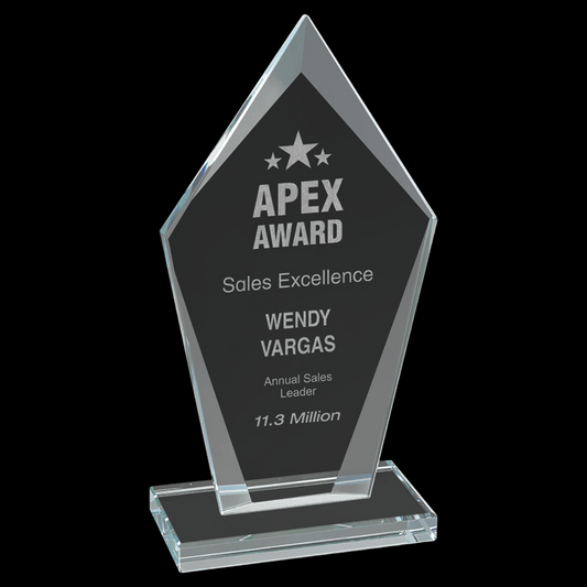 Diamond Clear Glass Award