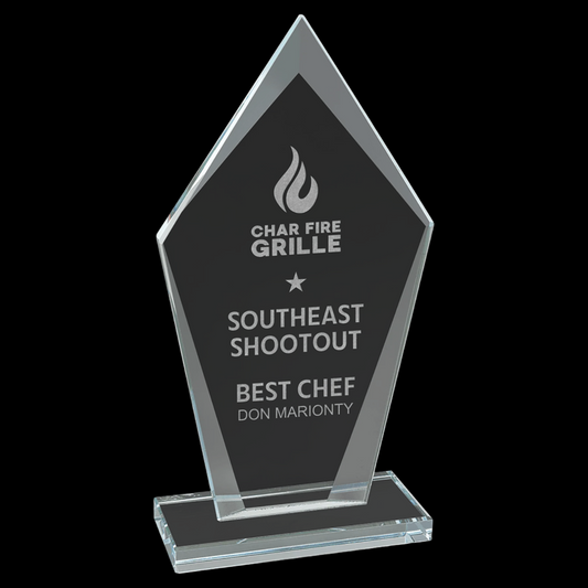 Diamond Clear Glass Award