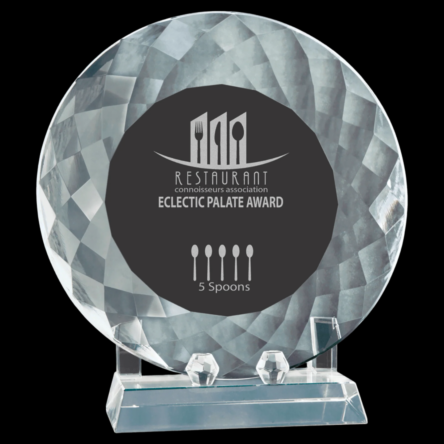 Crystal Plate with Base