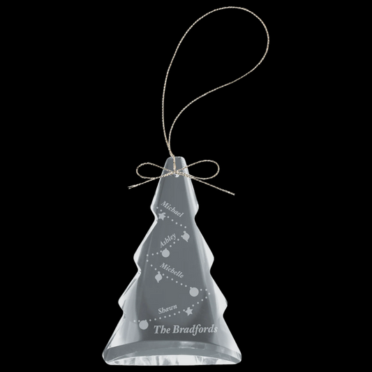 3" Crystal Tree Ornament