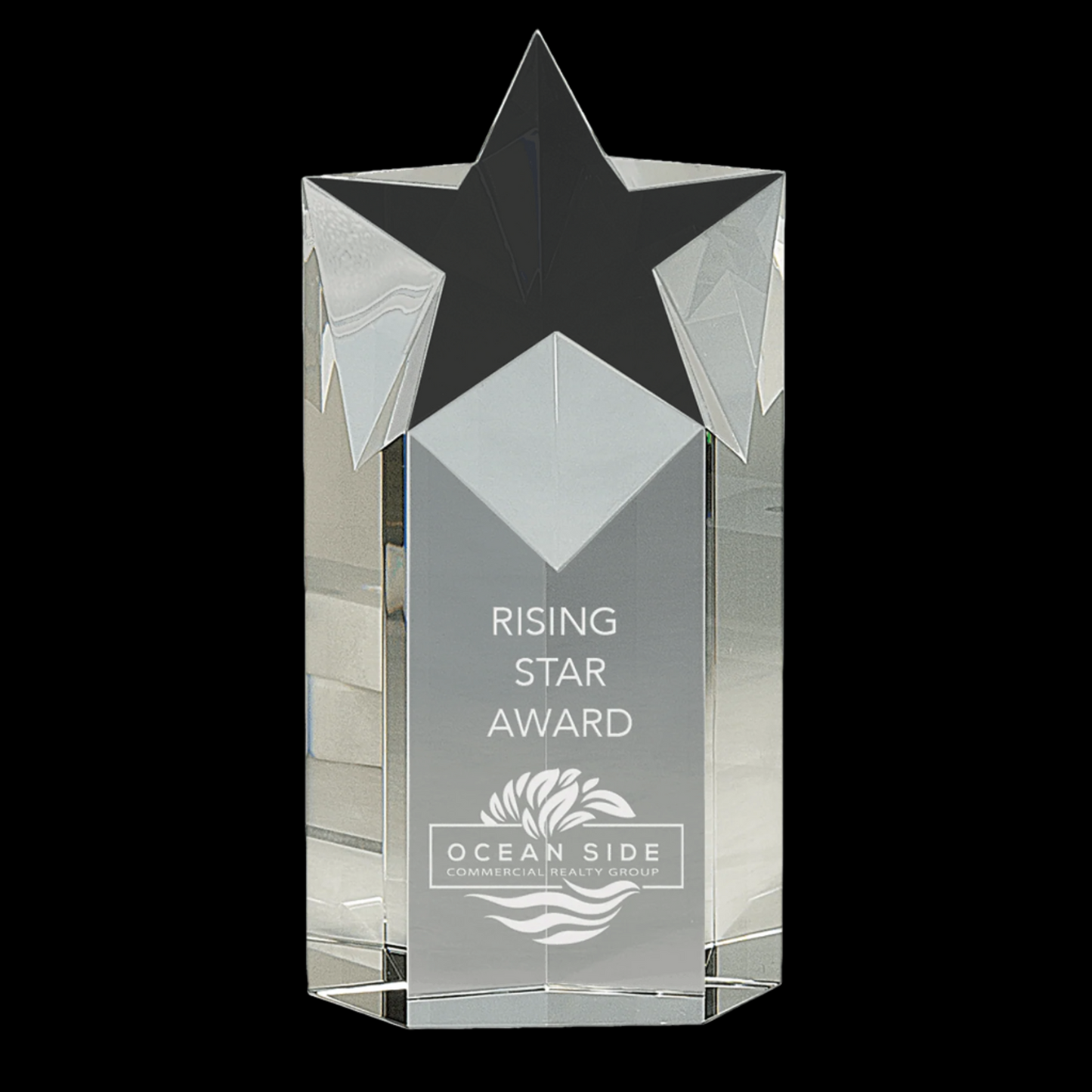 Clear Crystal Star Column