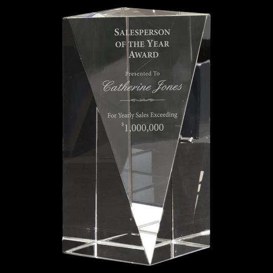 Crystal Triangle Front Pillar