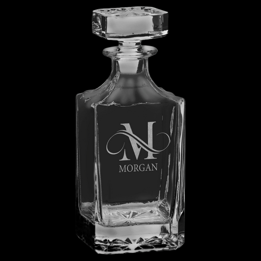 750mL Square Glass Decanter with Gift Box