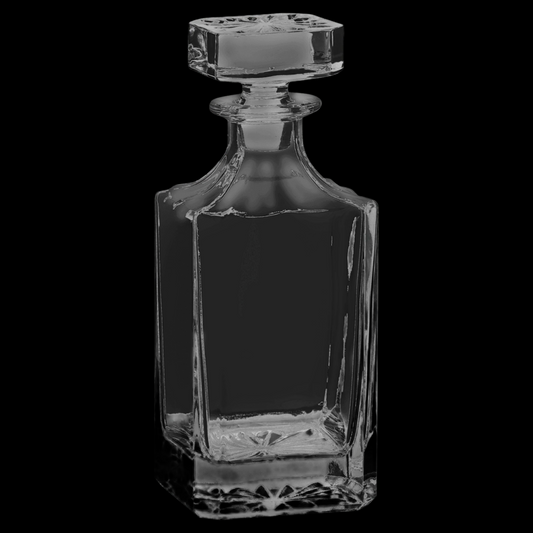 750mL Square Glass Decanter with Gift Box