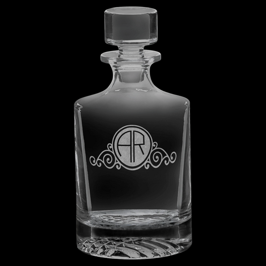 850mL Round Glass Decanter with Gift Box