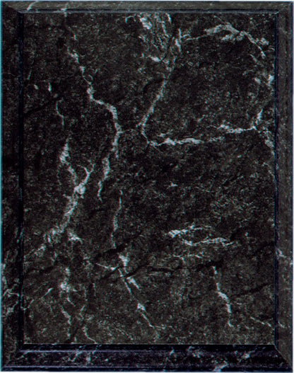 Improved Black Marble Finish Plaque