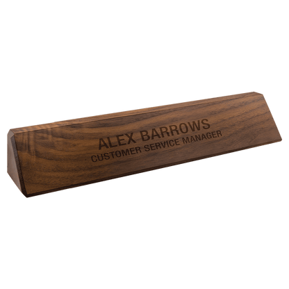 Genuine Walnut Desk Wedge