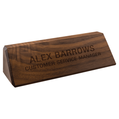 Genuine Walnut Desk Wedge