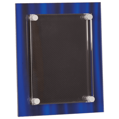 Blue Velvet Stand-Off Acrylic Plaque