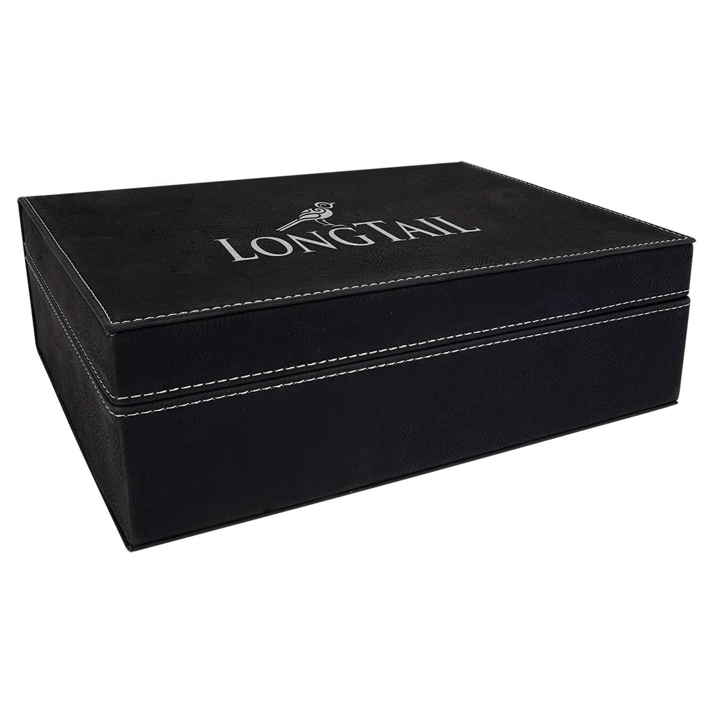 Black/Silver Leatherette Premium Gift Box