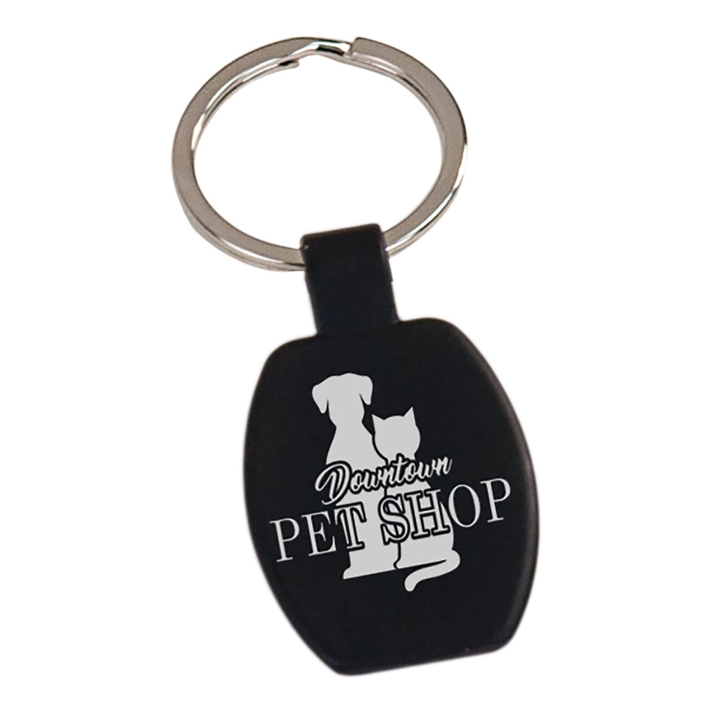 Rounded Rectangle Keychain 1.625"