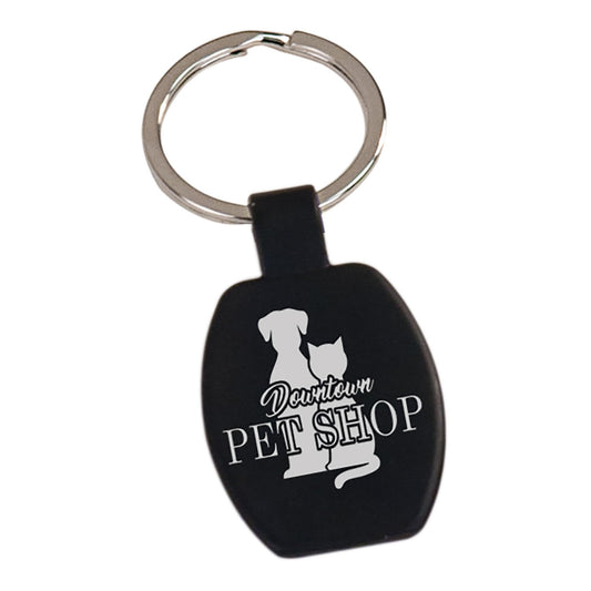 Rounded Rectangle Keychain 1.625"
