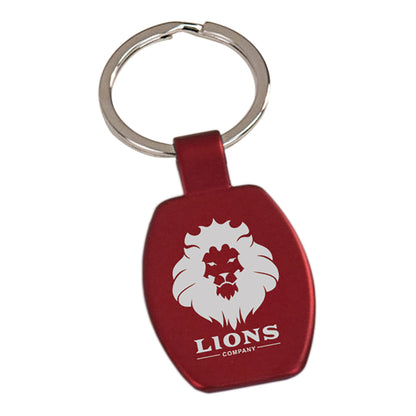 Rounded Rectangle Keychain 1.625"