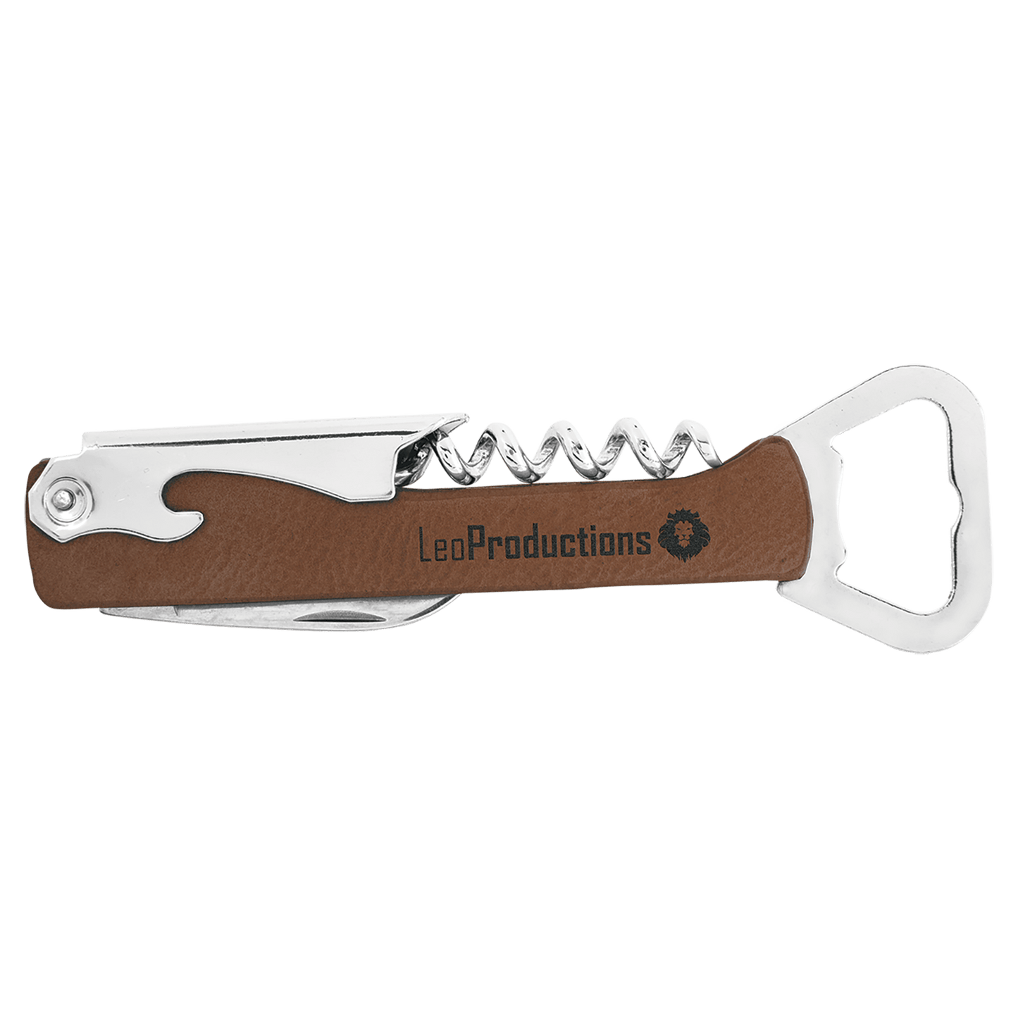 Leatherette Wine Bottle Opener