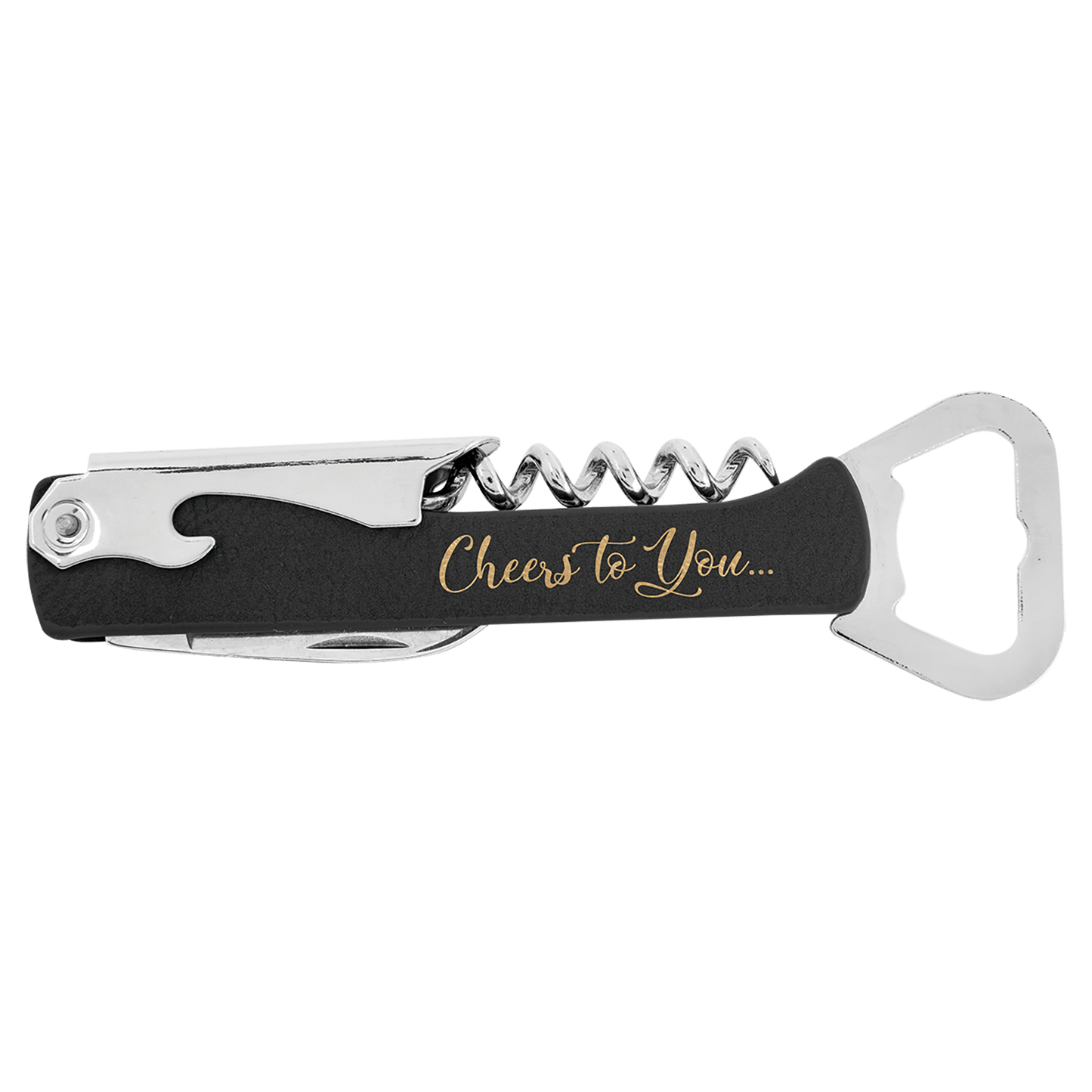 Leatherette Wine Bottle Opener