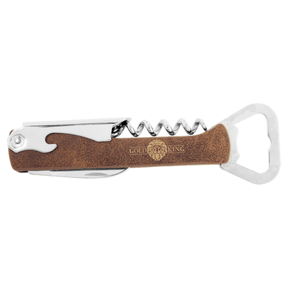 Leatherette Wine Bottle Opener