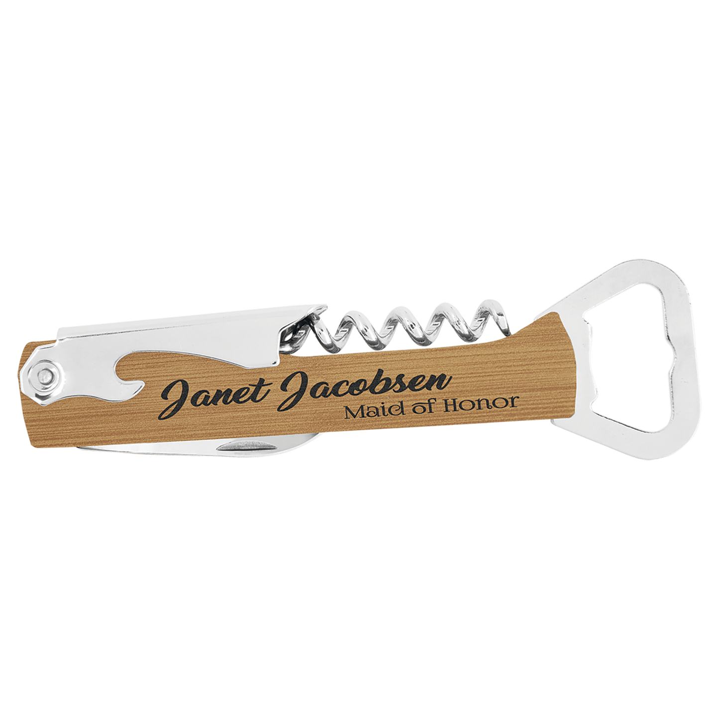 Leatherette Wine Bottle Opener