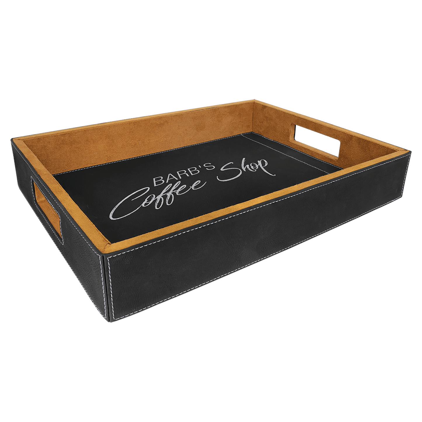 Leatherette Serving Tray 16" x 12"
