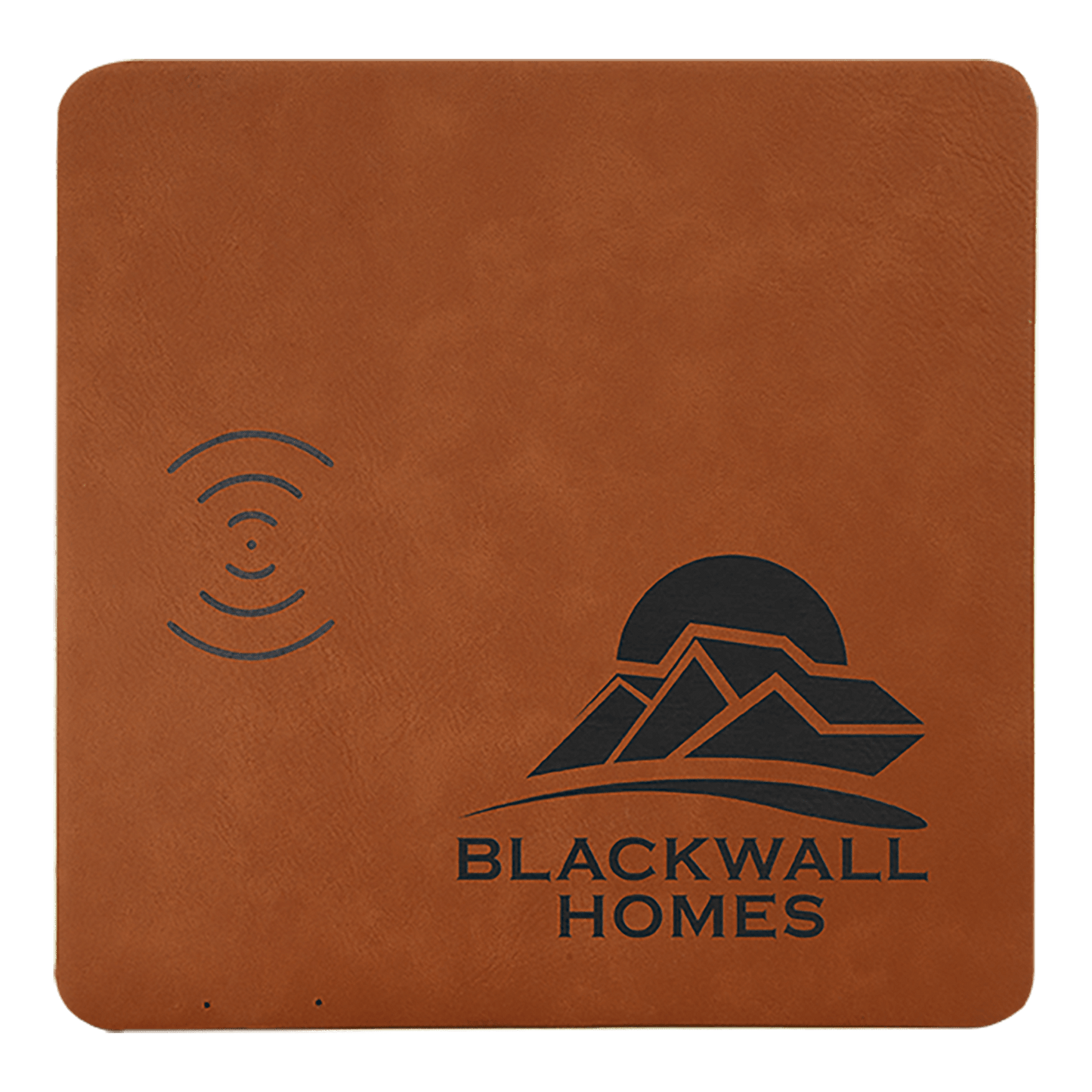 Leatherette Phone Charging Mat 8" x 8"