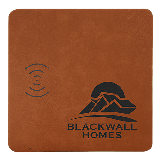 Leatherette Phone Charging Mat 8" x 8"