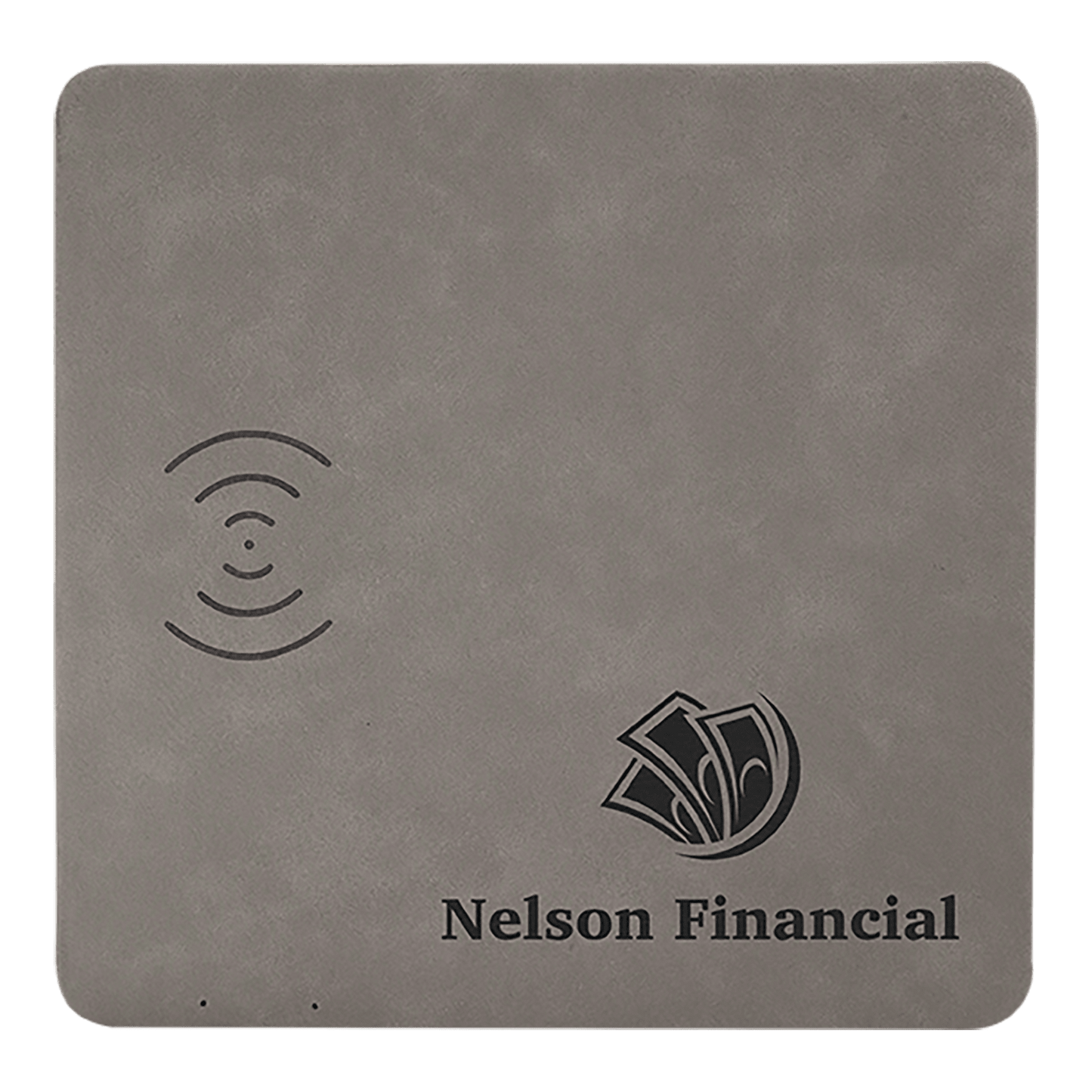 Leatherette Phone Charging Mat 8" x 8"