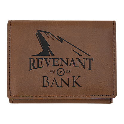Leatherette Tri-Fold Wallet