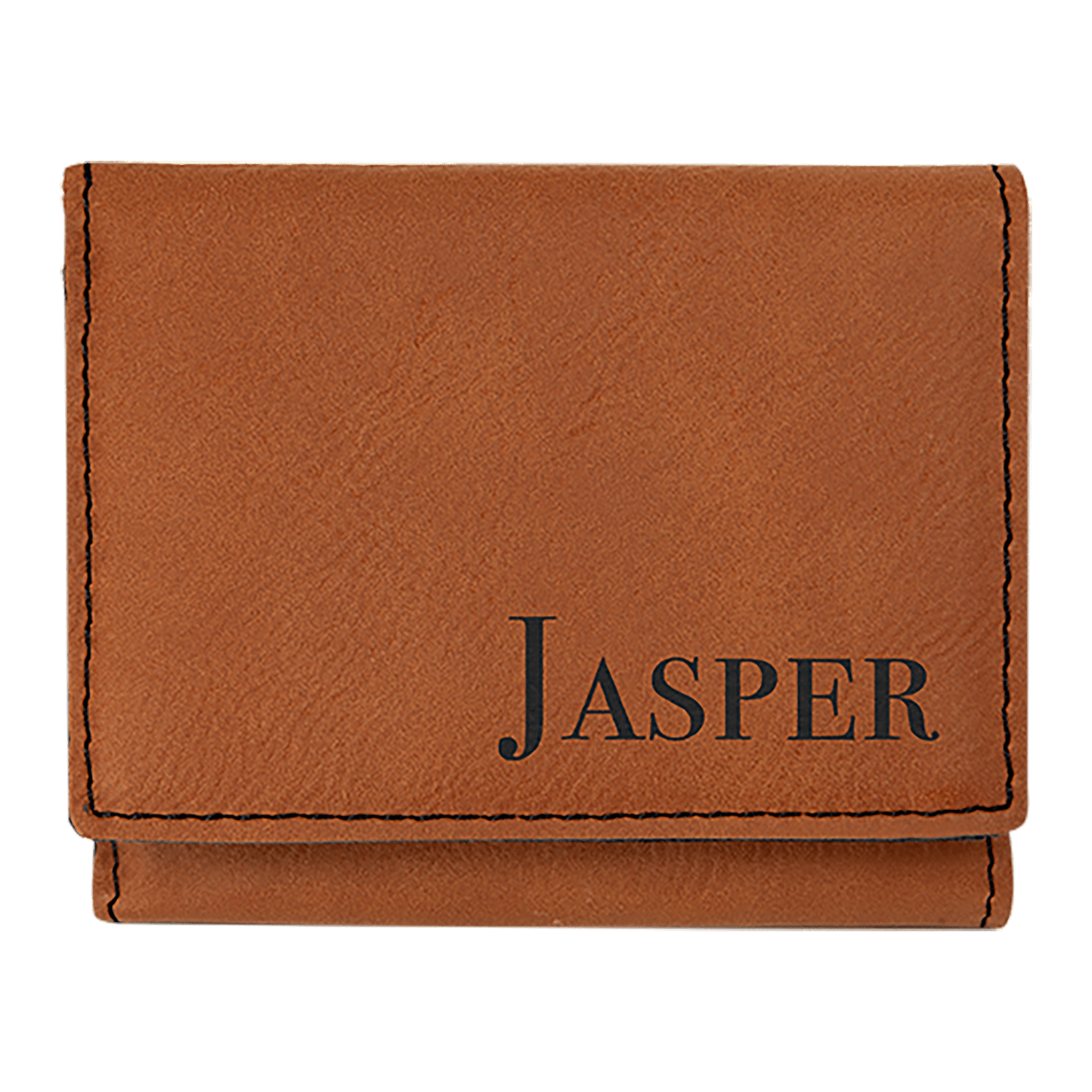 Leatherette Tri-Fold Wallet