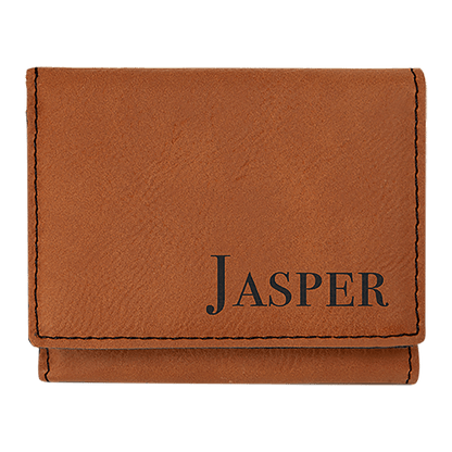 Leatherette Tri-Fold Wallet