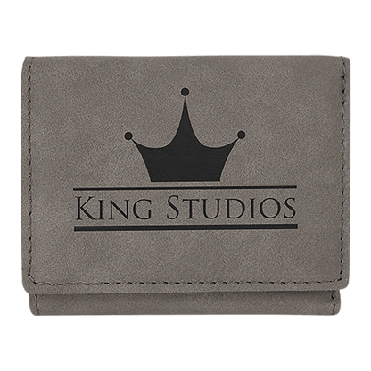 Leatherette Tri-Fold Wallet