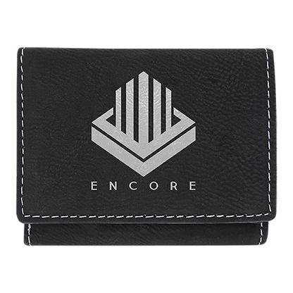 Leatherette Tri-Fold Wallet