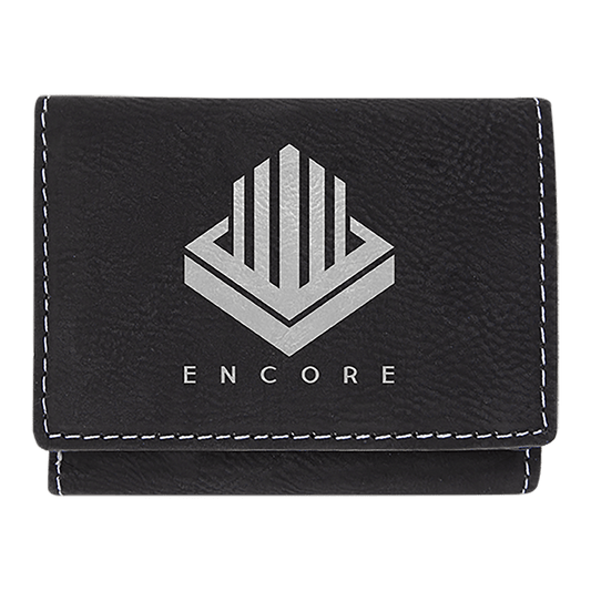 Leatherette Tri-Fold Wallet