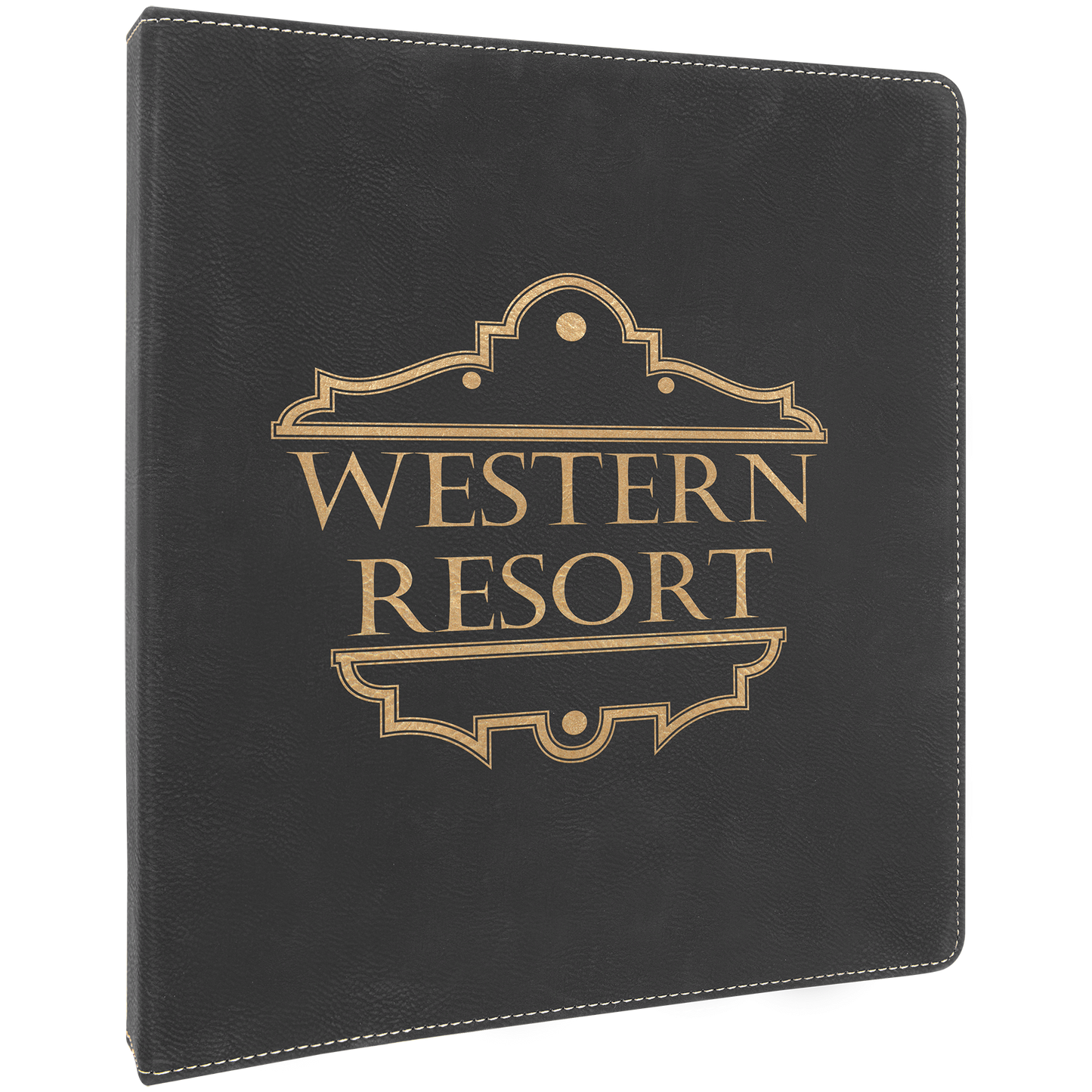 Leatherette 1" 3-Ring Binder with Slant D Rings