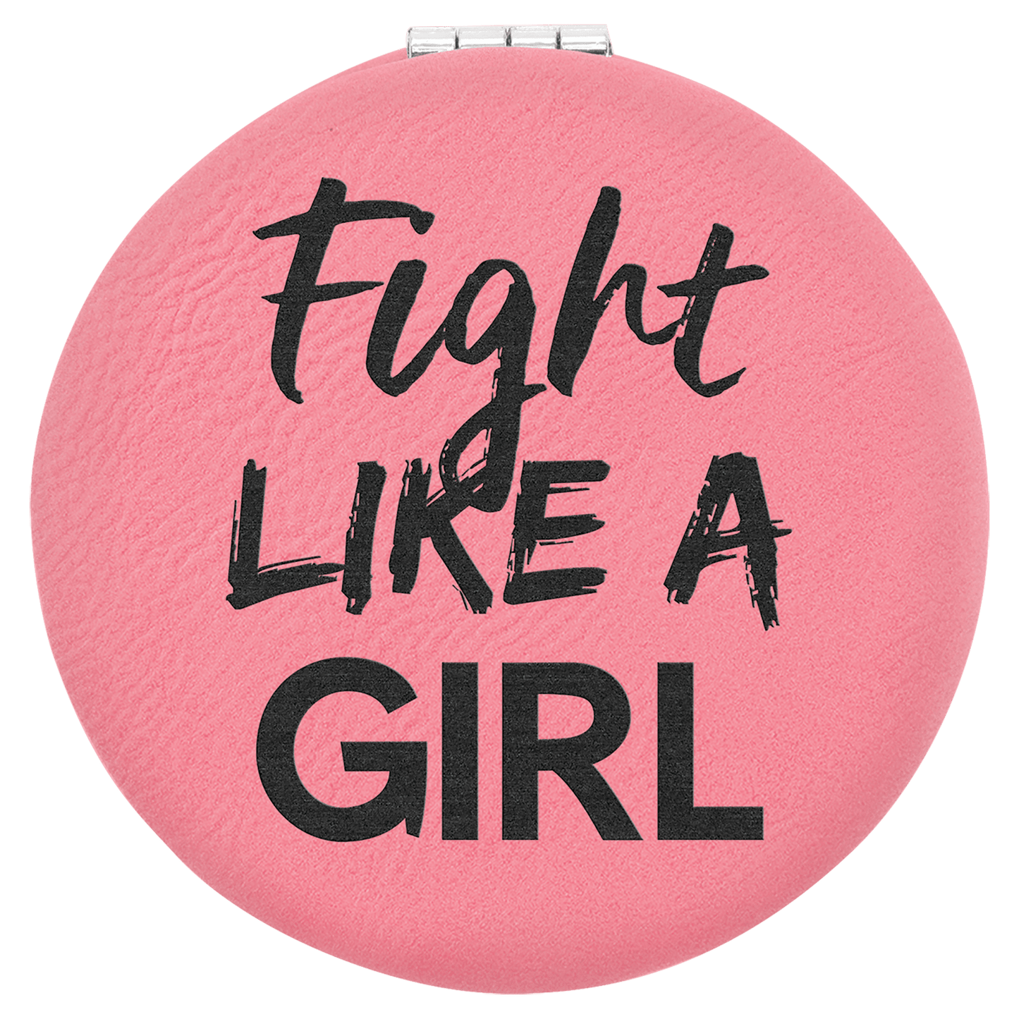 Leatherette Compact Mirror