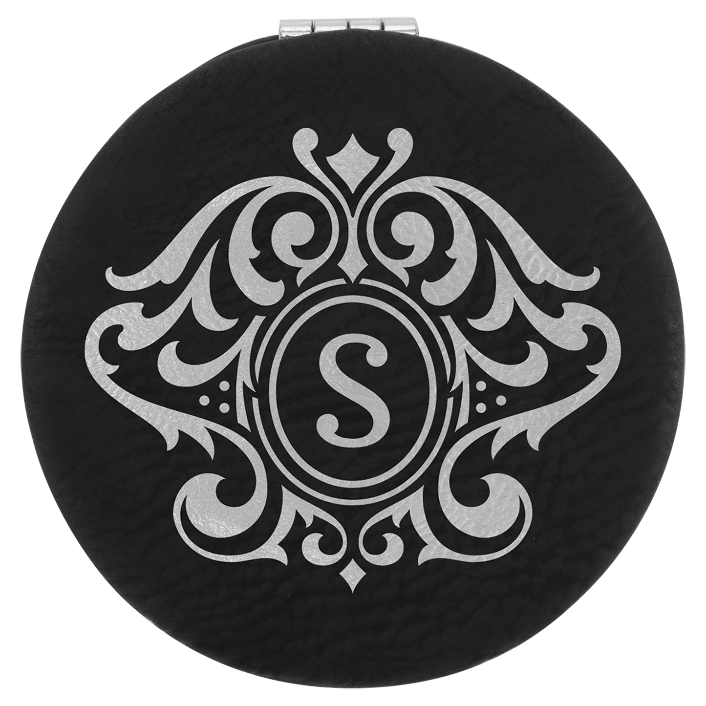 Leatherette Compact Mirror