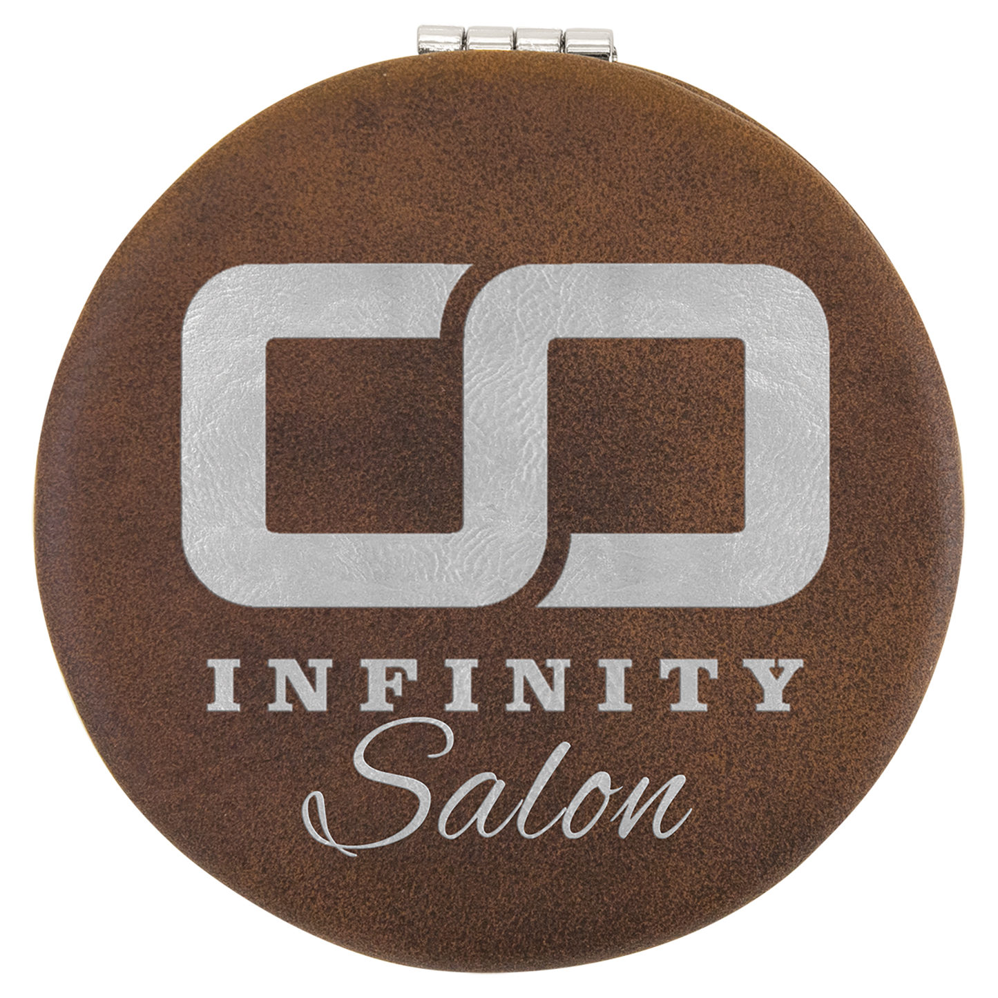 Leatherette Compact Mirror
