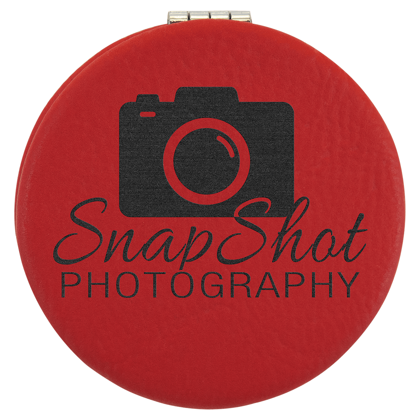 Leatherette Compact Mirror