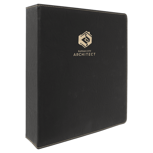 Leatherette 2" 3-Ring Binder with Slant D Rings