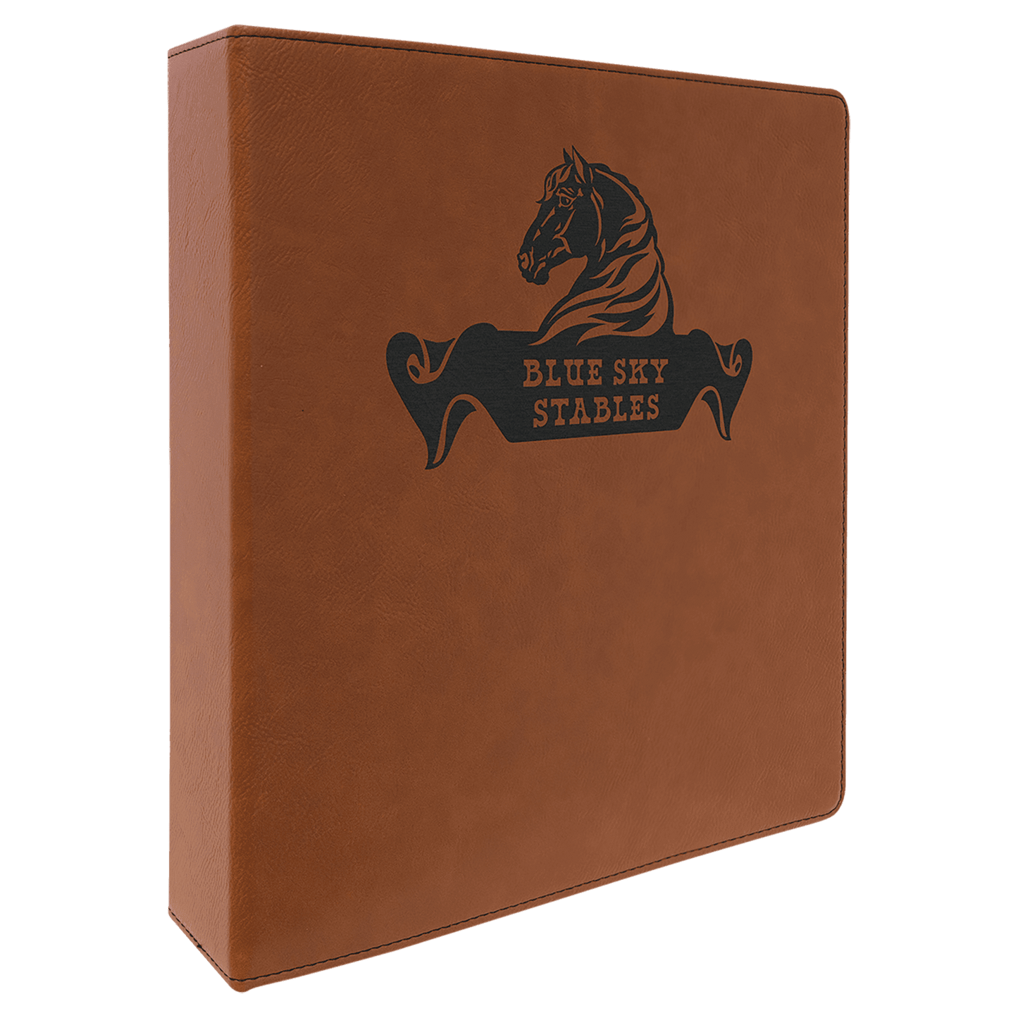 Leatherette 2" 3-Ring Binder with Slant D Rings