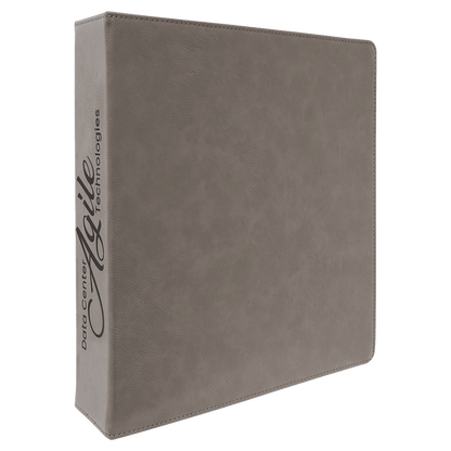 Leatherette 2" 3-Ring Binder with Slant D Rings